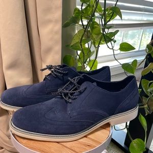 Cole Haan Suede Wingtip Oxford Dress Shoe (New)